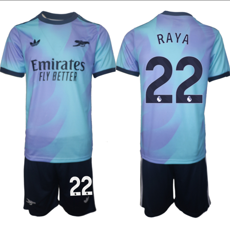 Men 2024-2025 Club Arsenal away Purple blue 22 Soccer Jersey